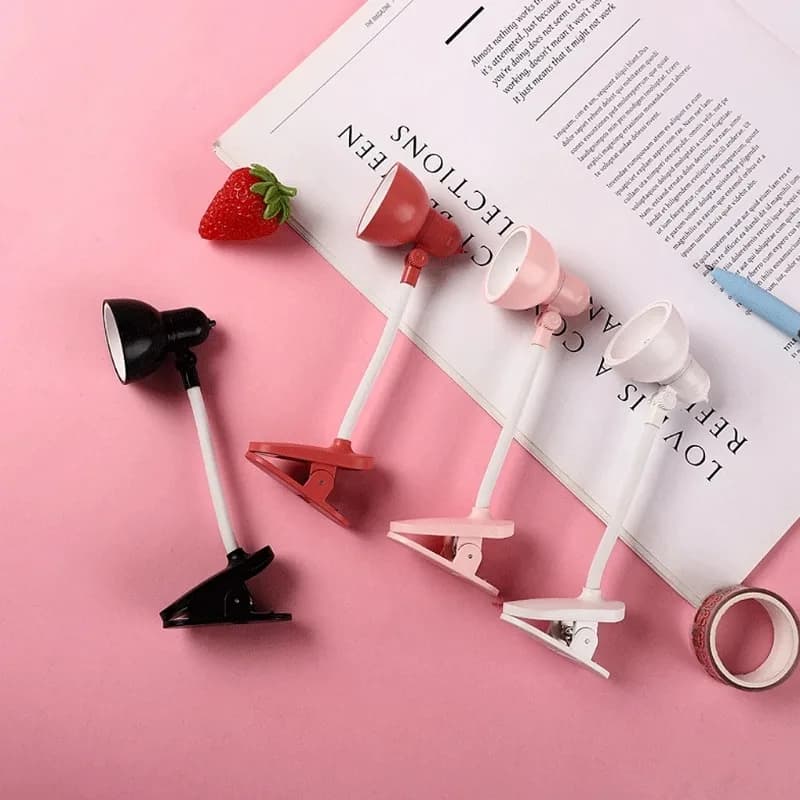 Adjustable Clip Reading Light Battery Powered