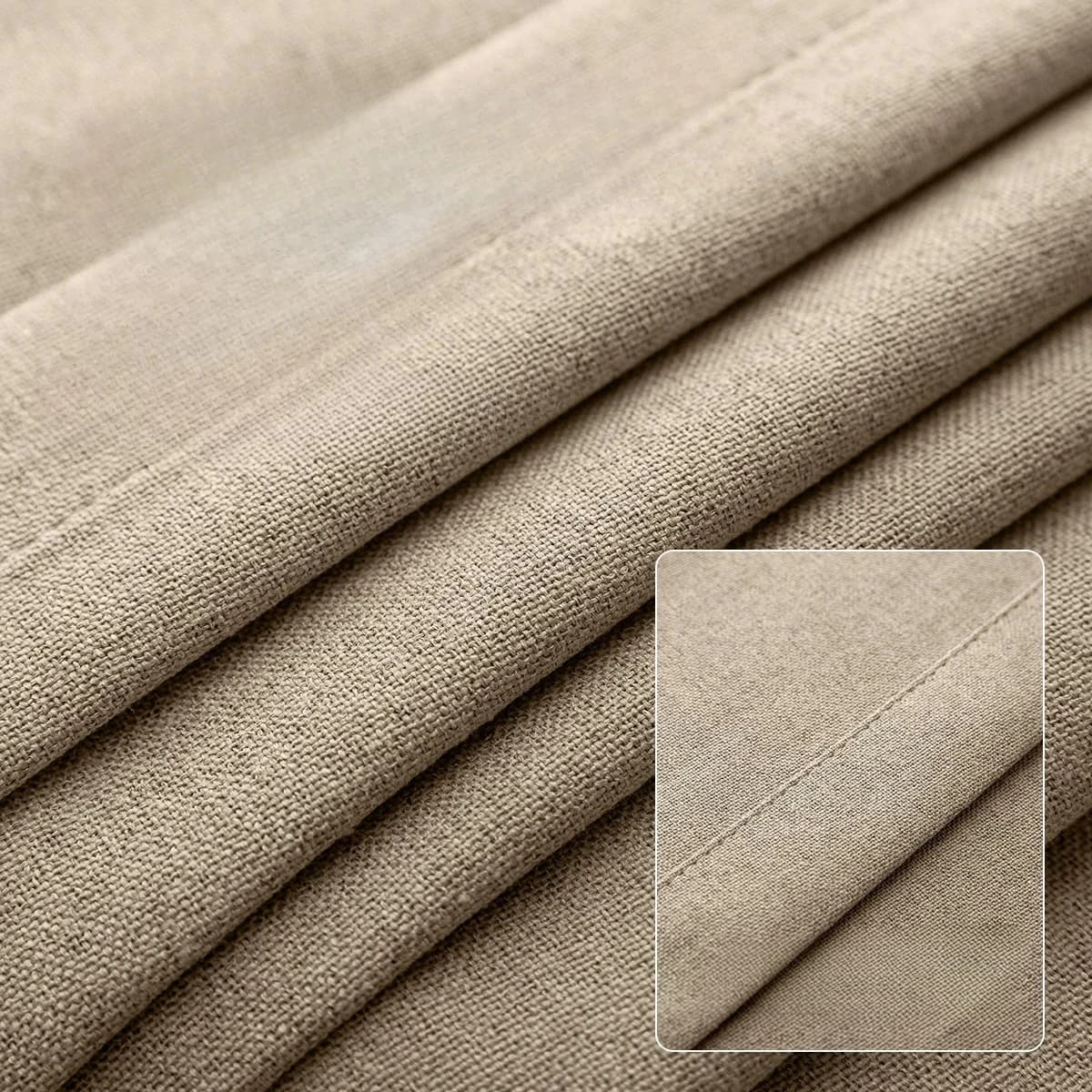 Thermal Blackout Curtains for Living Room and Bedroom