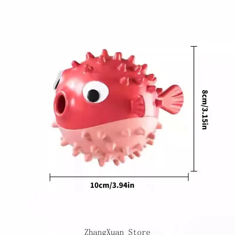 Dog Treat Toy Set with Textured Chew Body