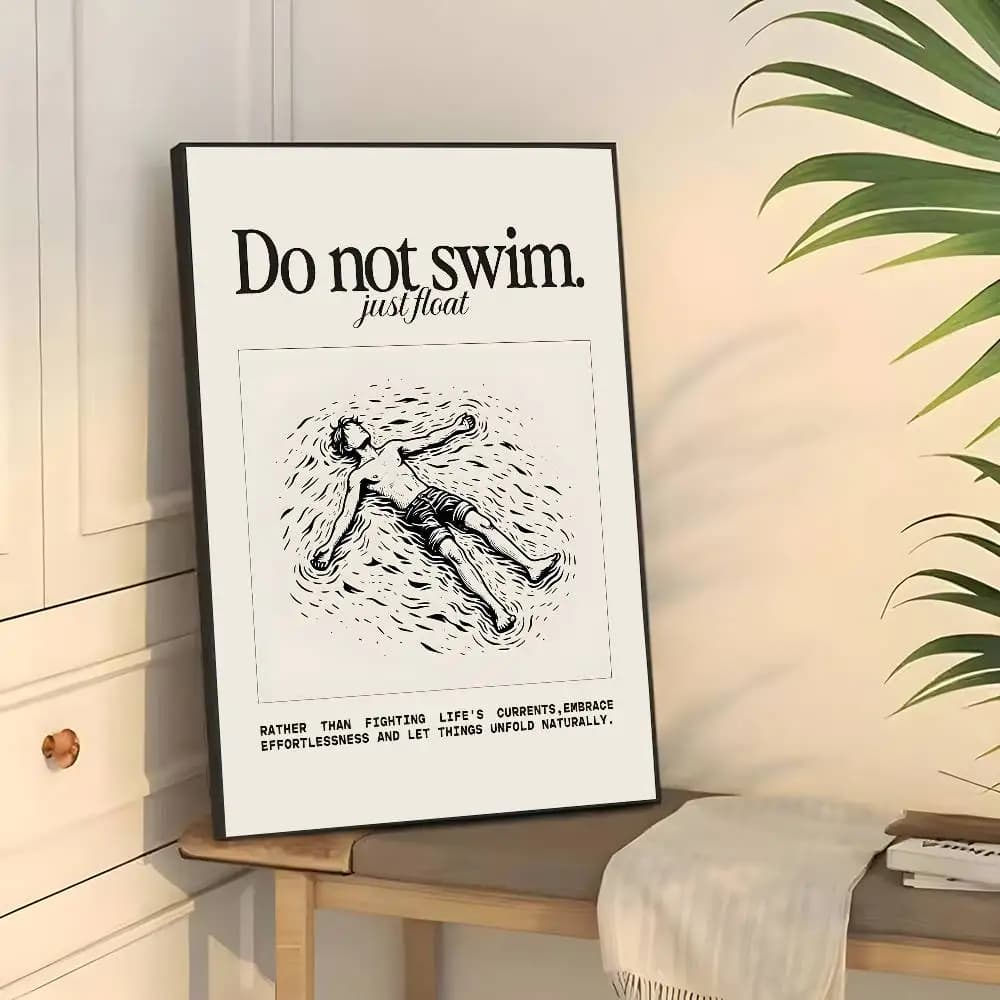 Home Decor Quotes Poster Waterproof Wall Sticker