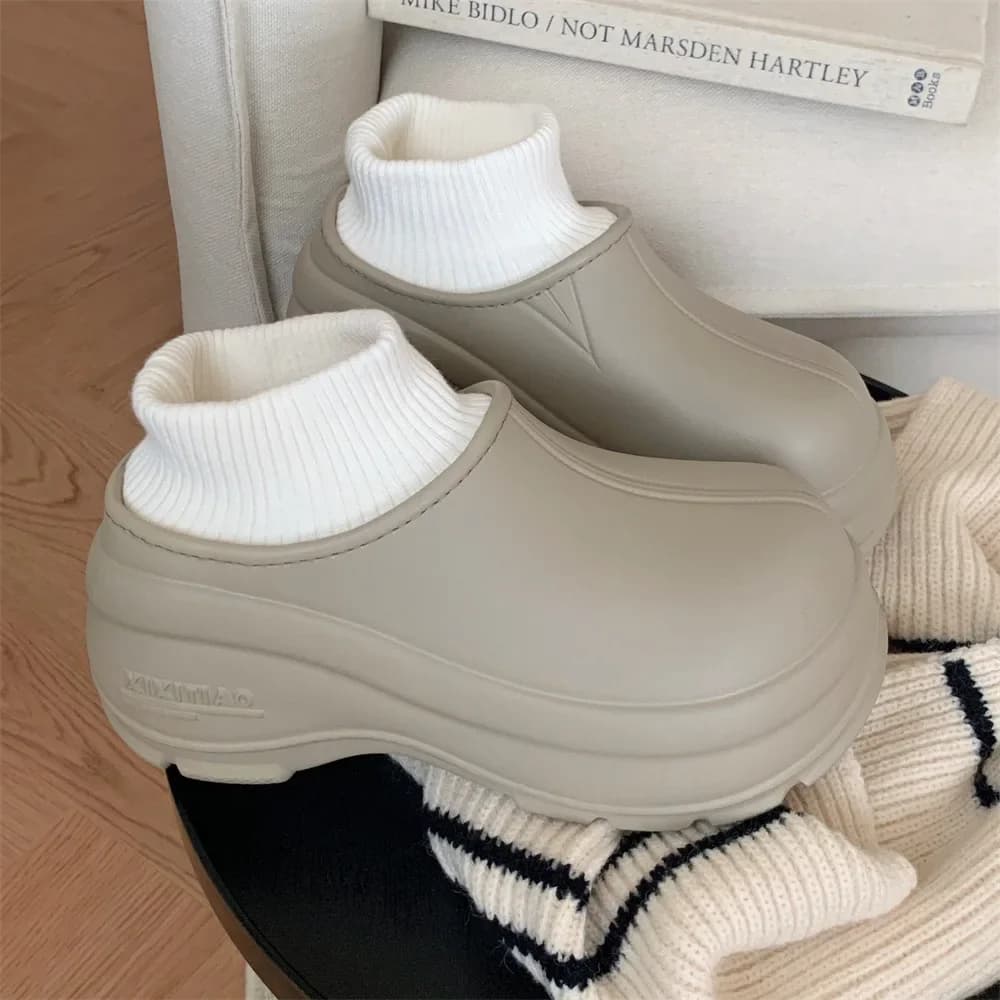 Women's Waterproof Padded Winter Short Boots