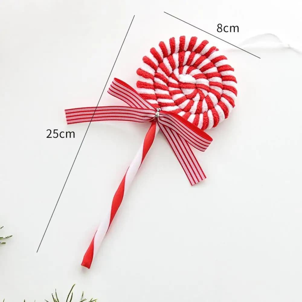 Red and Green Flocked Christmas Ornaments