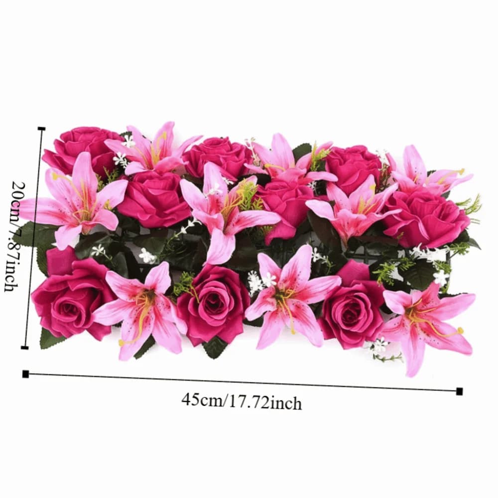 Artificial Rose Flower Arch Decor