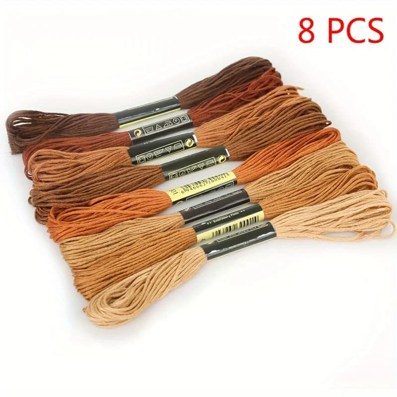 Multicolor DMC Cross Stitch Thread Skeins Kit