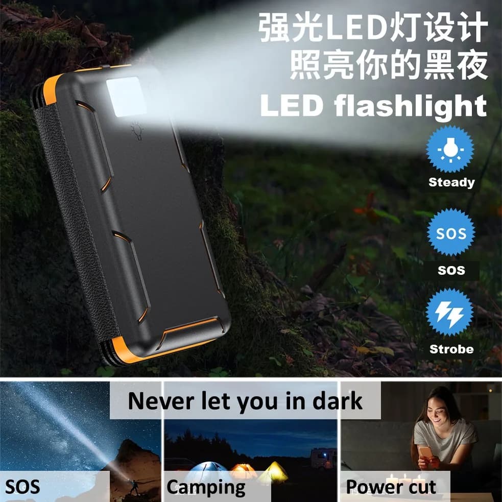 Solar Power Bank 50000mAh