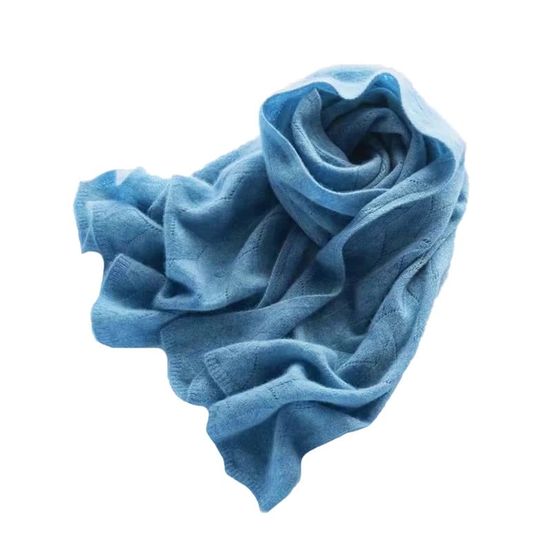 Women's Wool Knit Hollow Out Winter Shawl
