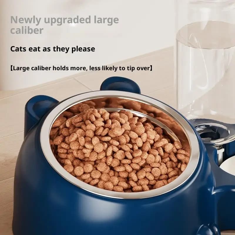 2-in-1 Tilted Auto Water Feeder Bowl