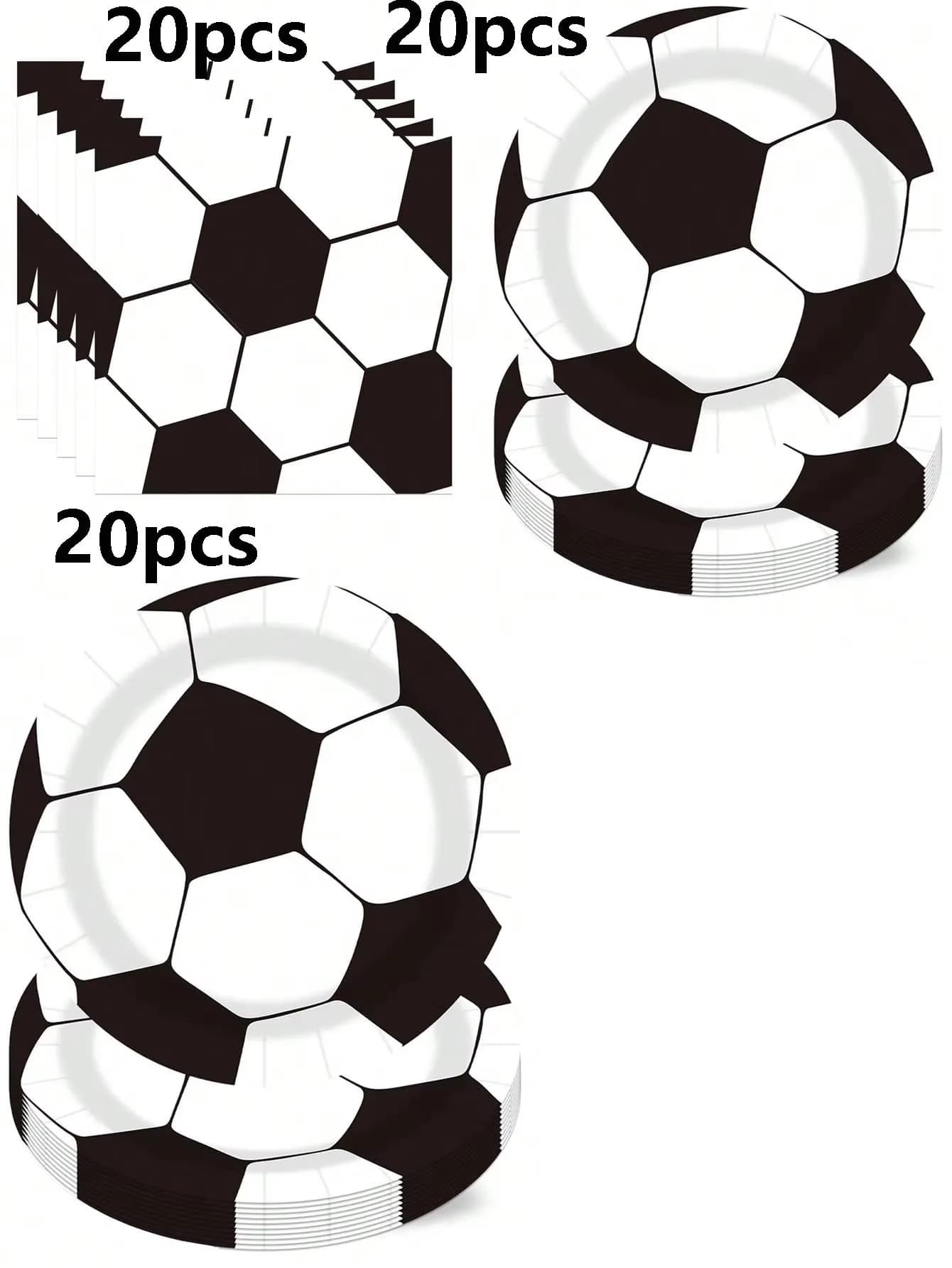 Football Party Tableware Set