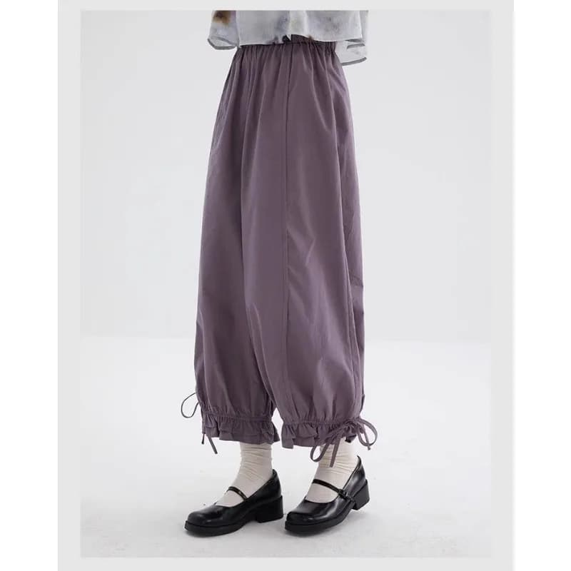 Women's Black High Waist Wide Leg Pants
