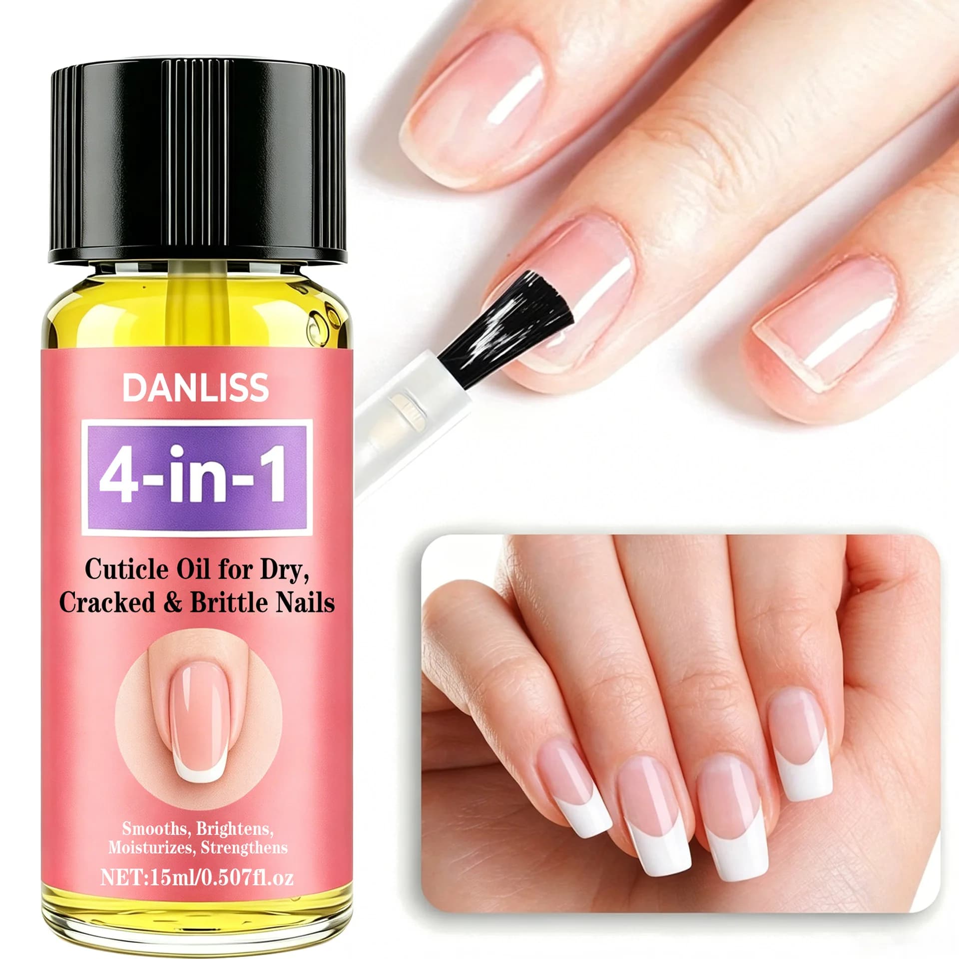 Cuticle Oil 4-in-1 for Dry and Brittle Nails