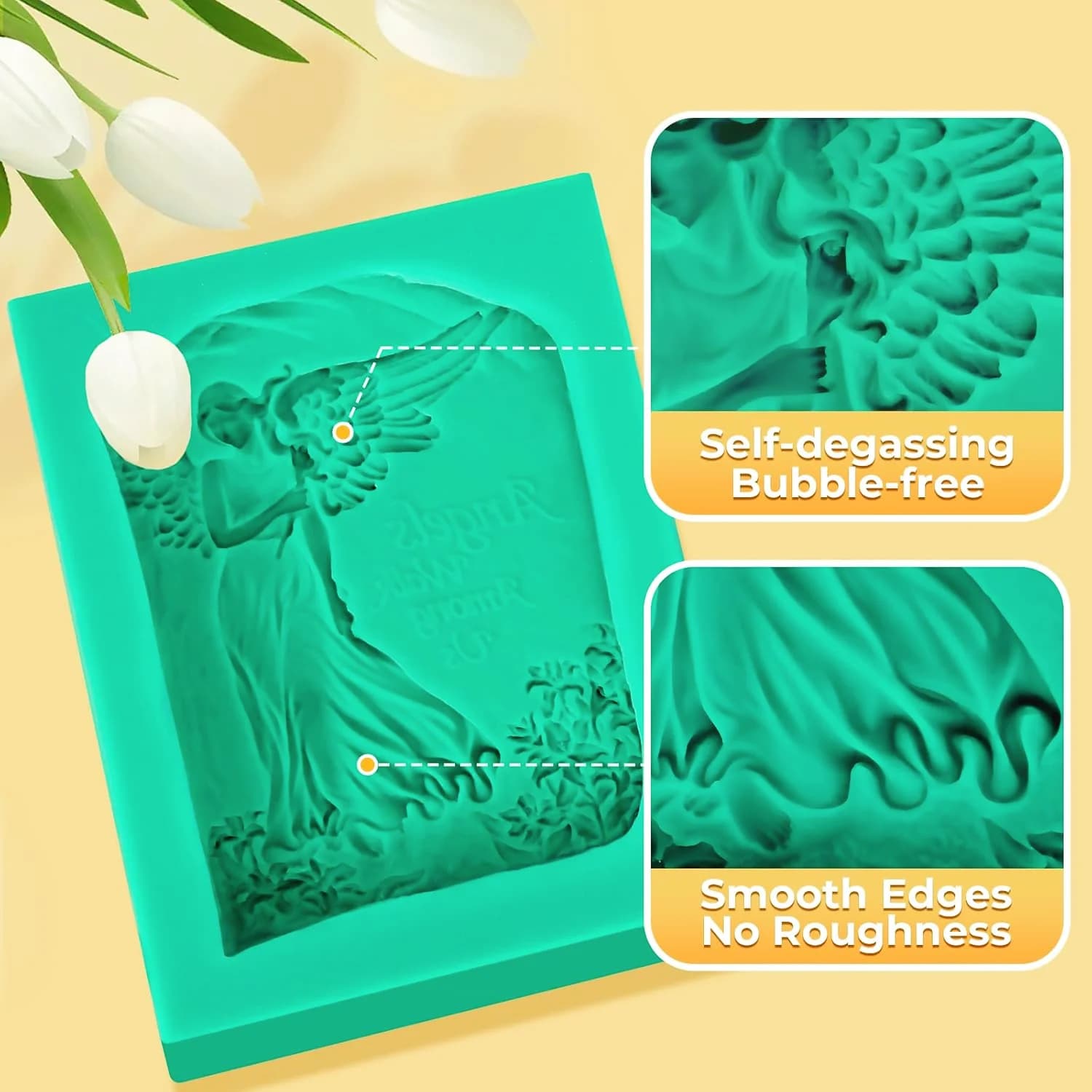 Silicone Mold Making Kit  Non-Toxic Liquid Mold Making Silicone - Super Elastic Molding Silicone - Suitable for 3D Molds
