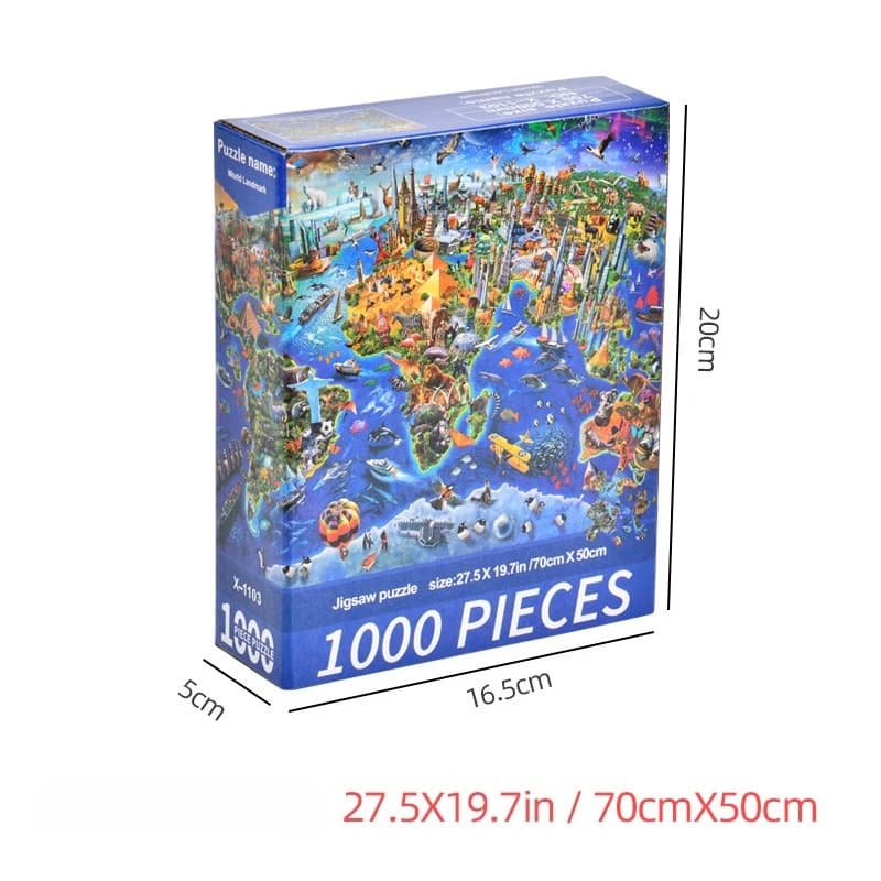 Funny World 1000 Piece Jigsaw Puzzle
