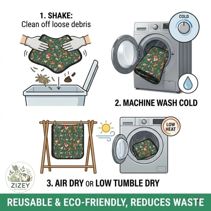 Washable Small Animal Cage Liner Mat