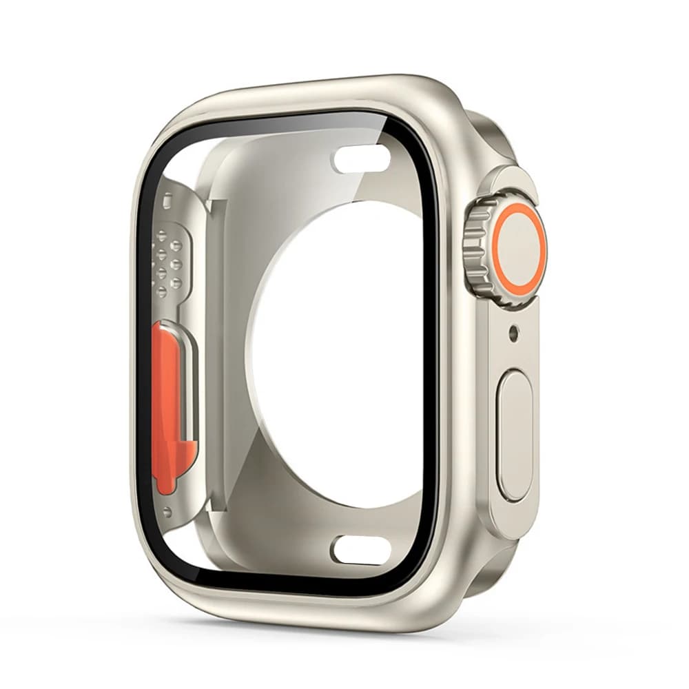 Screen Protector for Apple Watch Case 46mm 45mm 44mm 40mm 41mm 42mm Change To Ultra Hard Cover for iWatch 11 10 9 8 7 6 5 4 SE