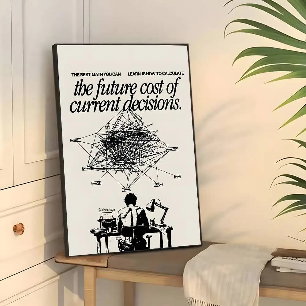 Home Decor Quotes Poster Waterproof Wall Sticker
