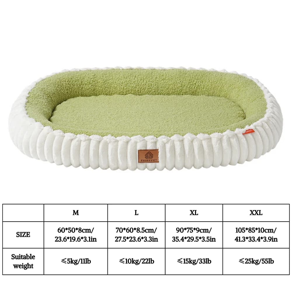 Winter Orthopedic Dog Bed with Egg Crate Foam