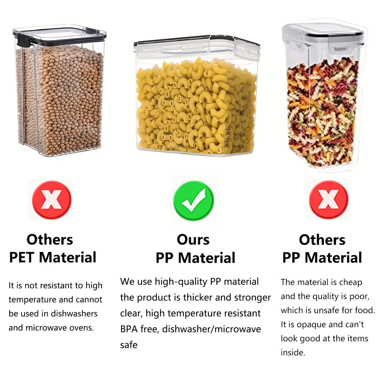 Airtight Cereal Storage Containers