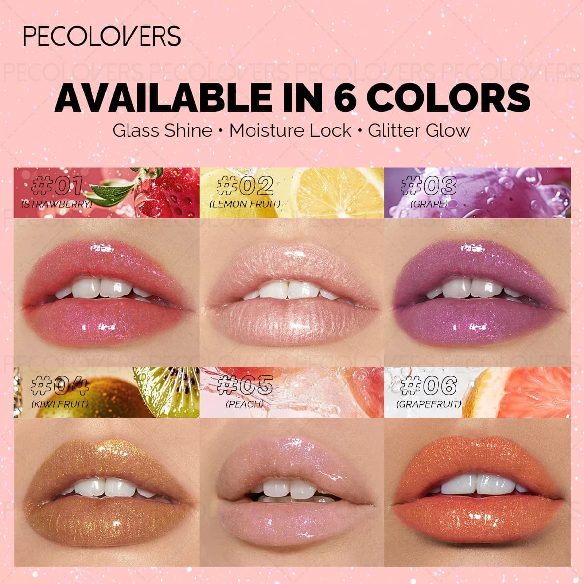 1PC Roll-on Lip Gloss, Lip Gloss with Fine Shimmer, Tinted Lip Balm, Long-lasting Moisturizing Lips, Non-sticky, Lip Cosmetics