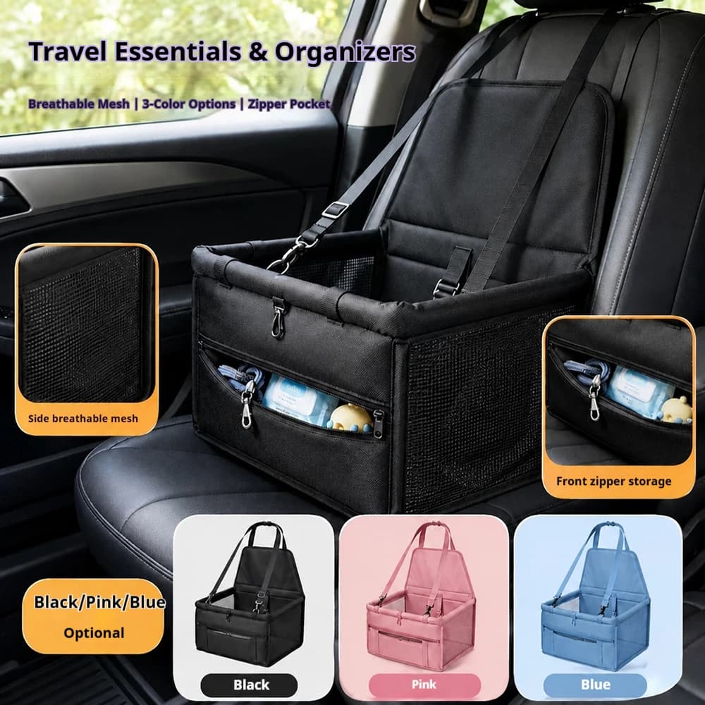 Foldable Car Dog Bed for Front Passenger Seat