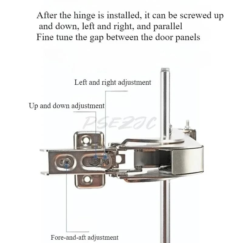 Sliding Door Hinge Set for Wardrobes and Cabinets
