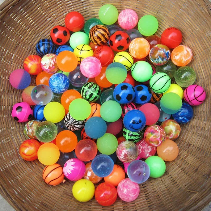 Rubber Bouncy Balls 27MM Bulk Party Favors