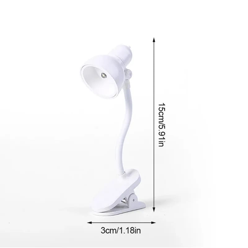 Adjustable Clip Reading Light Battery Powered