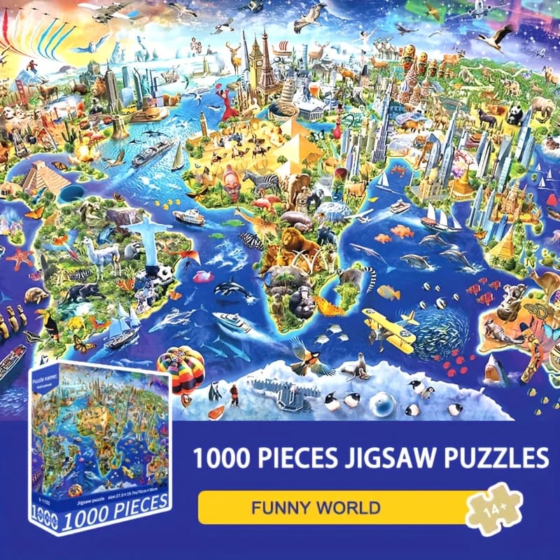 Funny World 1000 Piece Jigsaw Puzzle