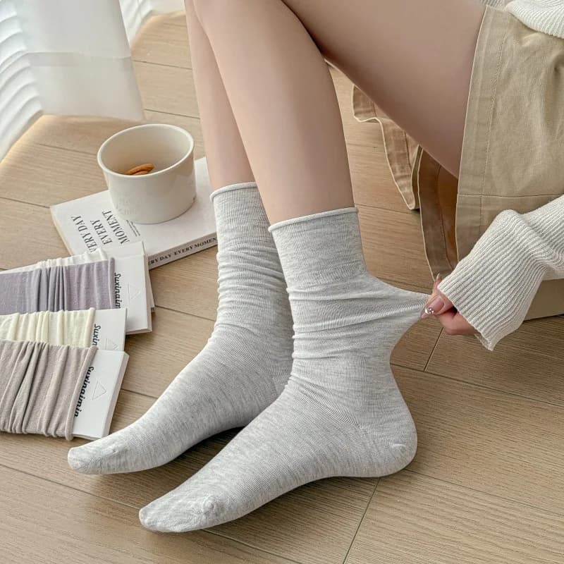 Women's Breathable Cotton Long Socks