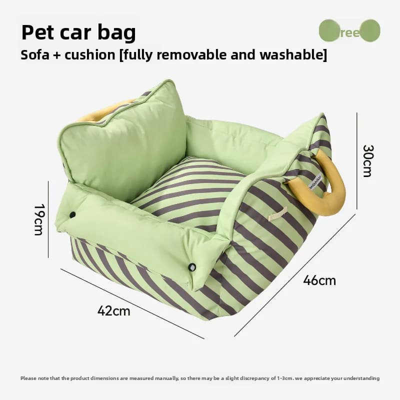 Car Pet Booster Seat with Washable Cover