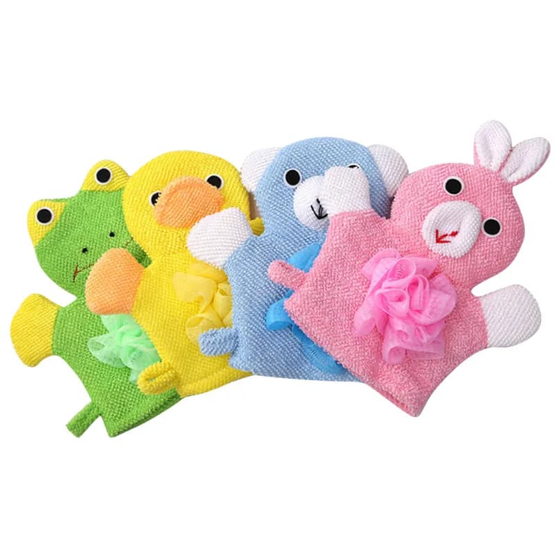 Cartoon Animal Baby Bath Wash Cloth