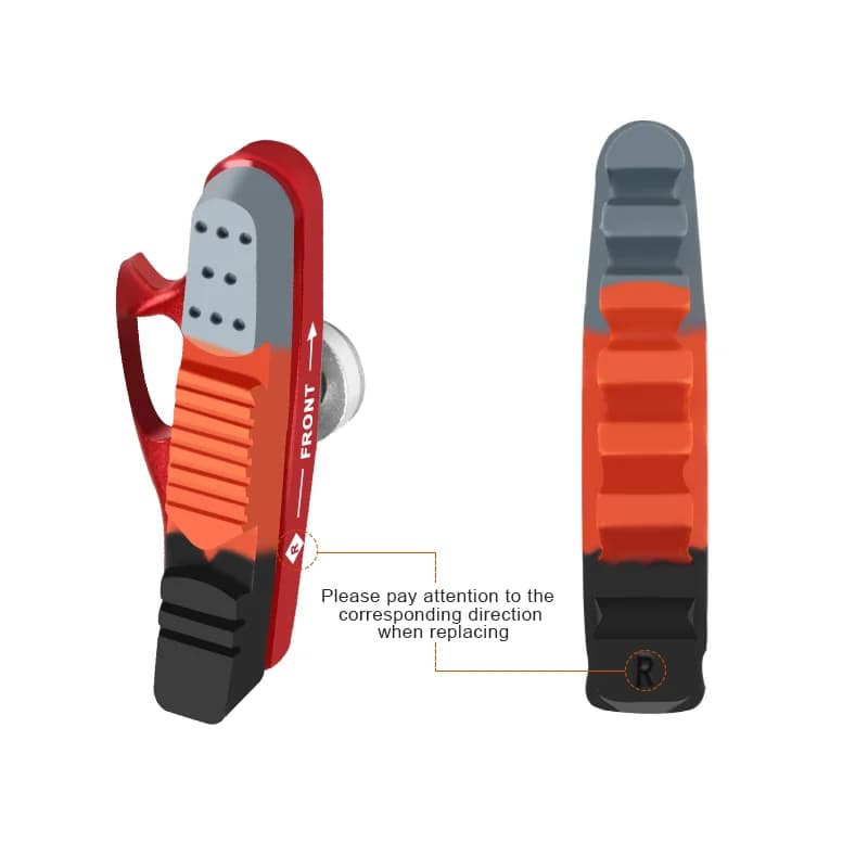 C-Brake Rim Brake Pads with Replaceable Inserts