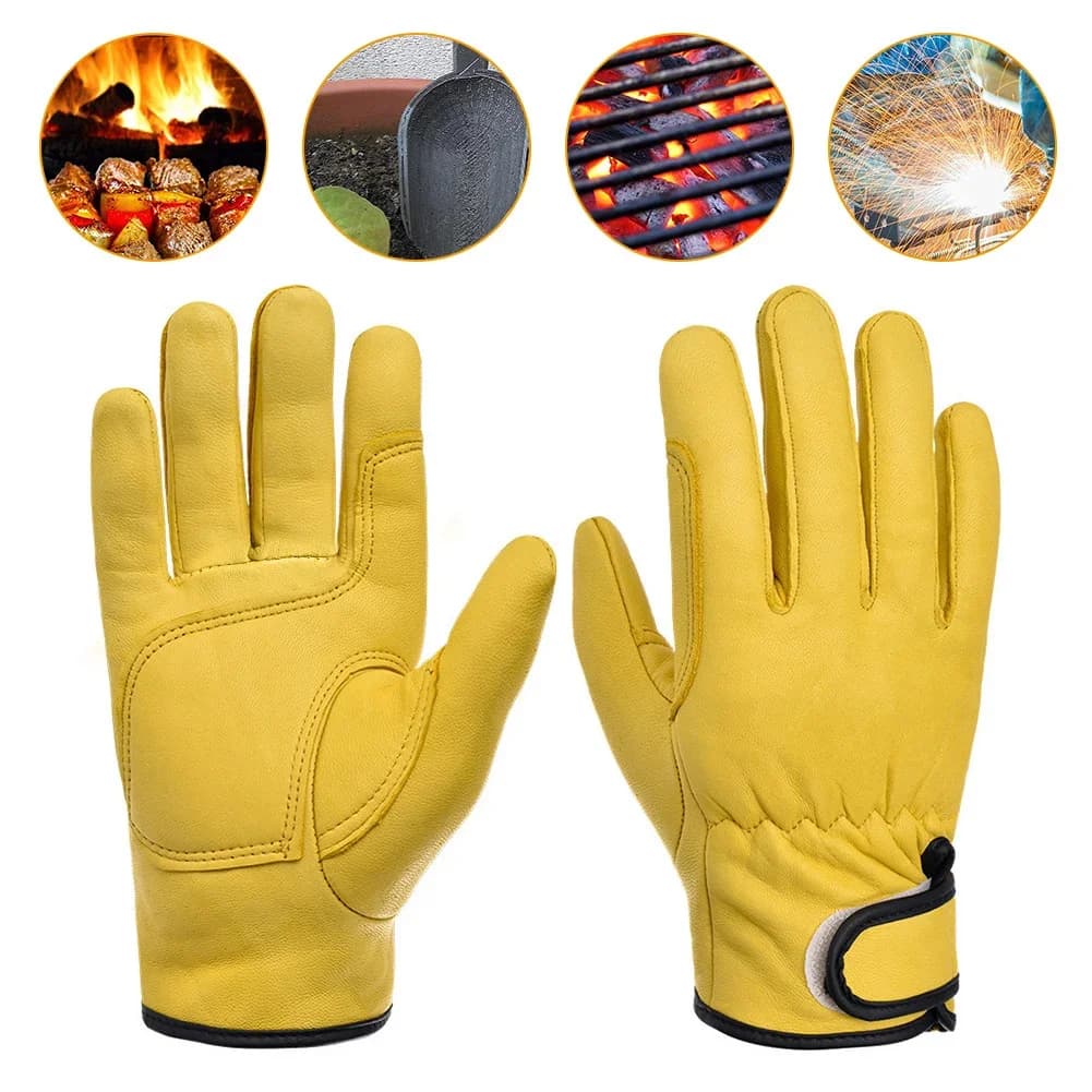 Cowhide Work Gloves for Men