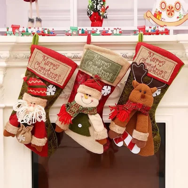 Christmas Stocking Classic Large Holiday Characters