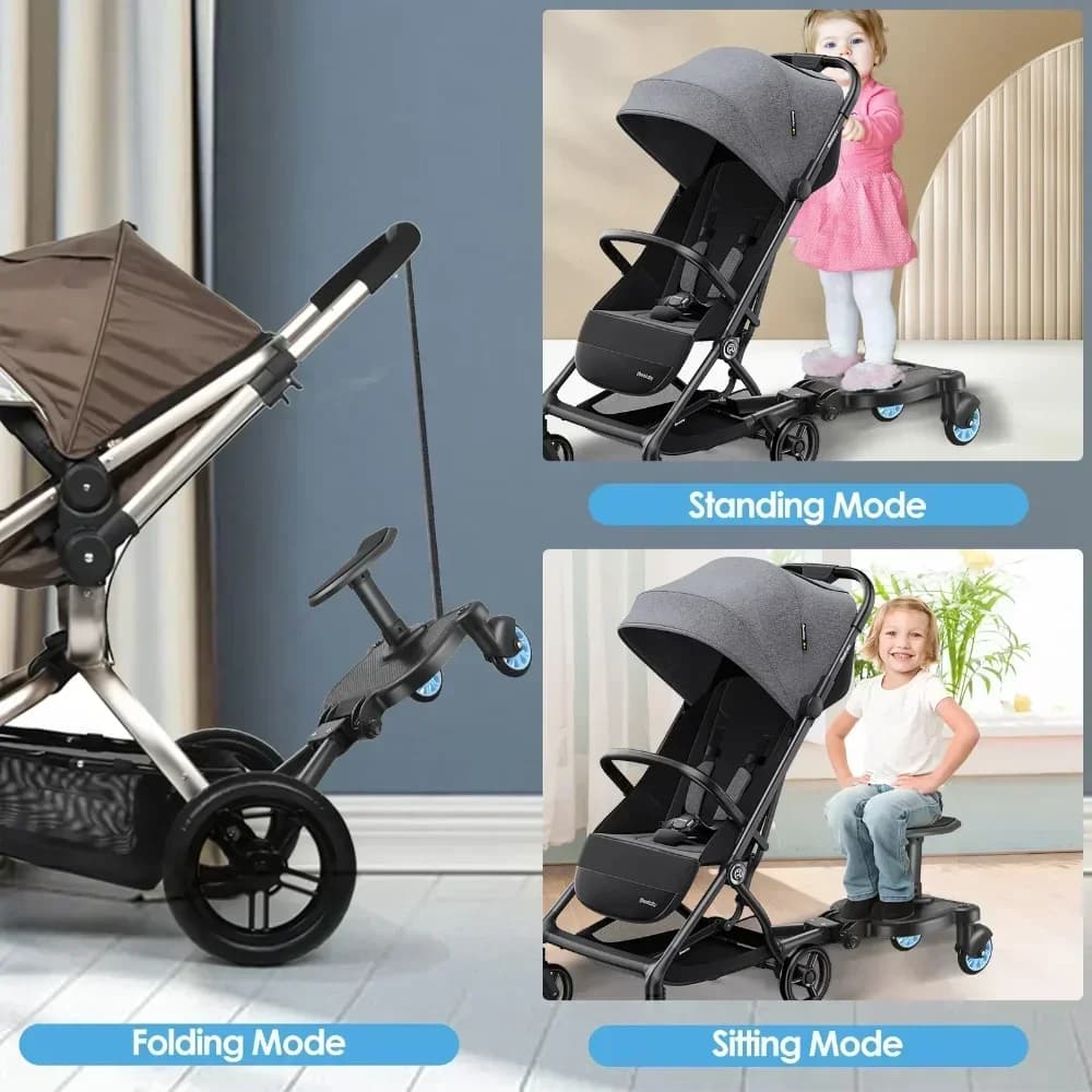 Universal Stroller Step Board with Seat