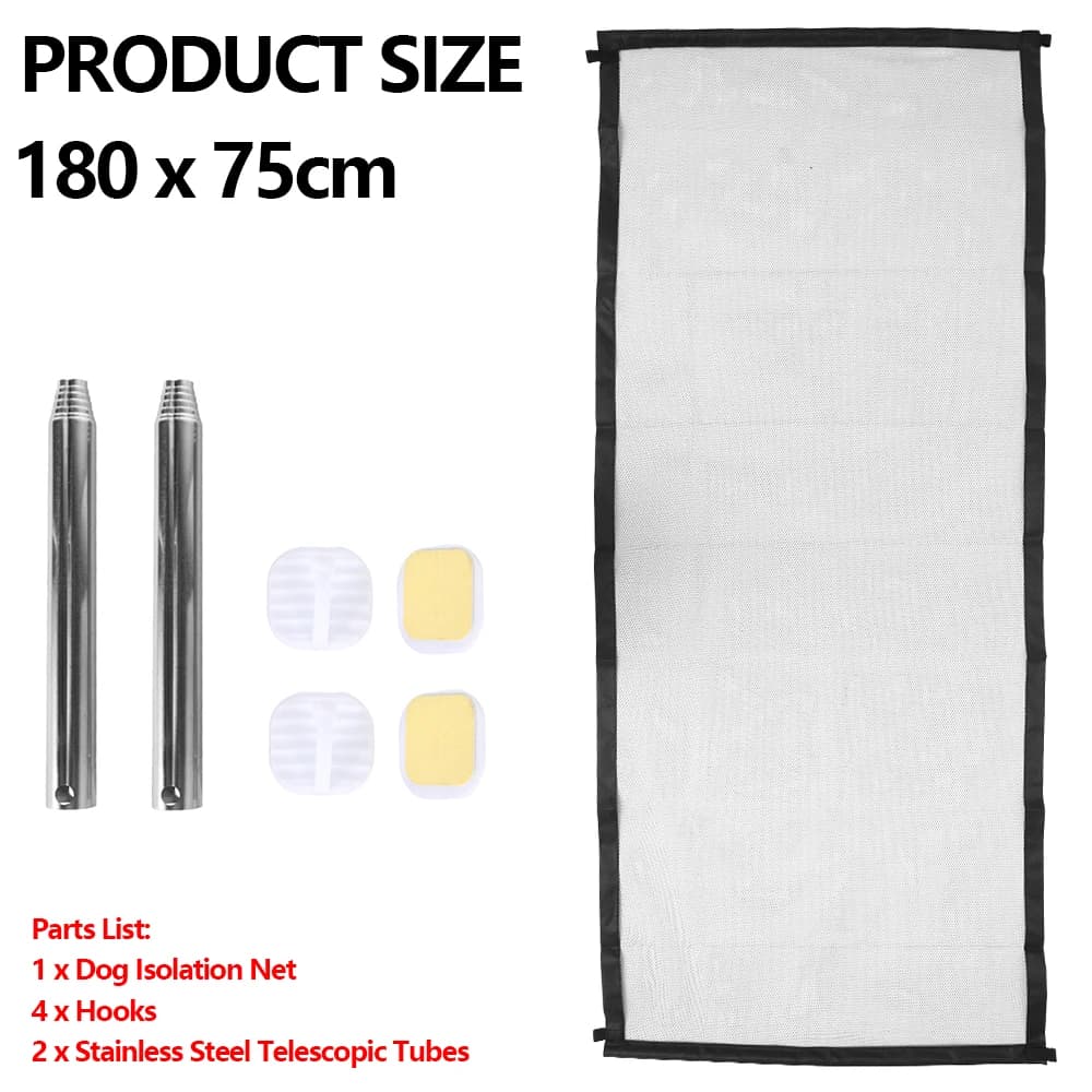 Foldable Pet Safety Gate with Mesh