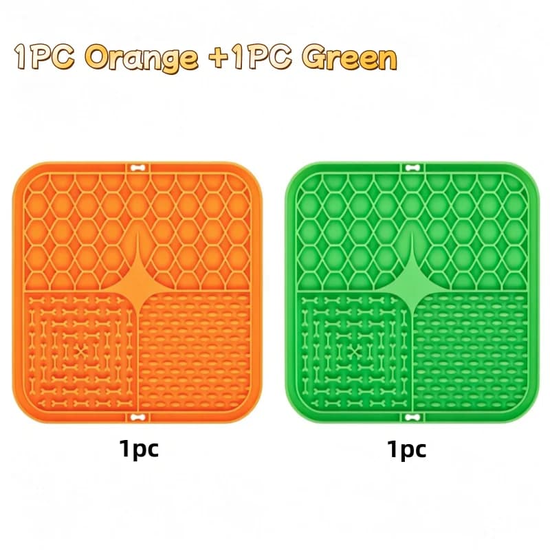 Pet Lick Silicone Mat Dogs Pet Slow Food Plate for Dog Bathing Distraction Silicone Dog Sucker Food Training Dog Feeder Supplies