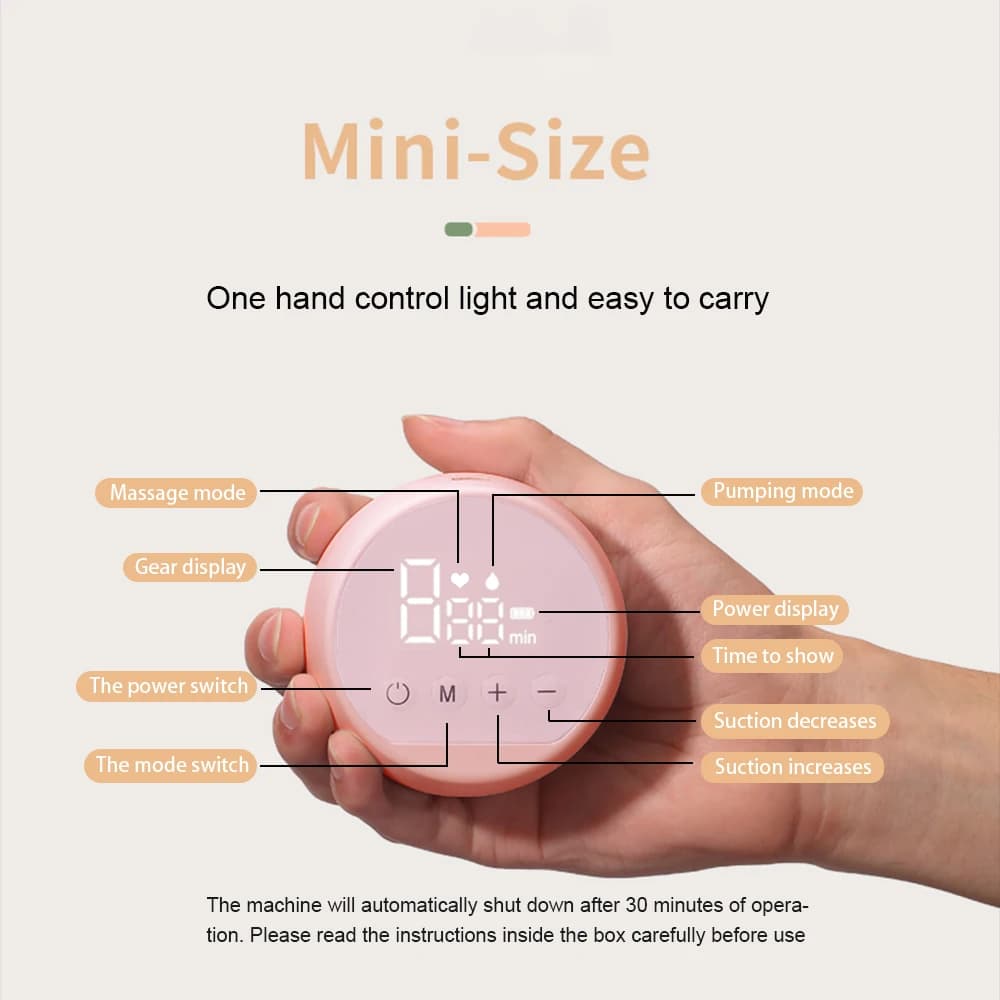 Portable Electric Breast Pump USB Rechargeable