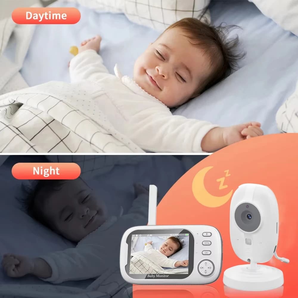 Baby Monitor with 3.5 inch Display and Camera