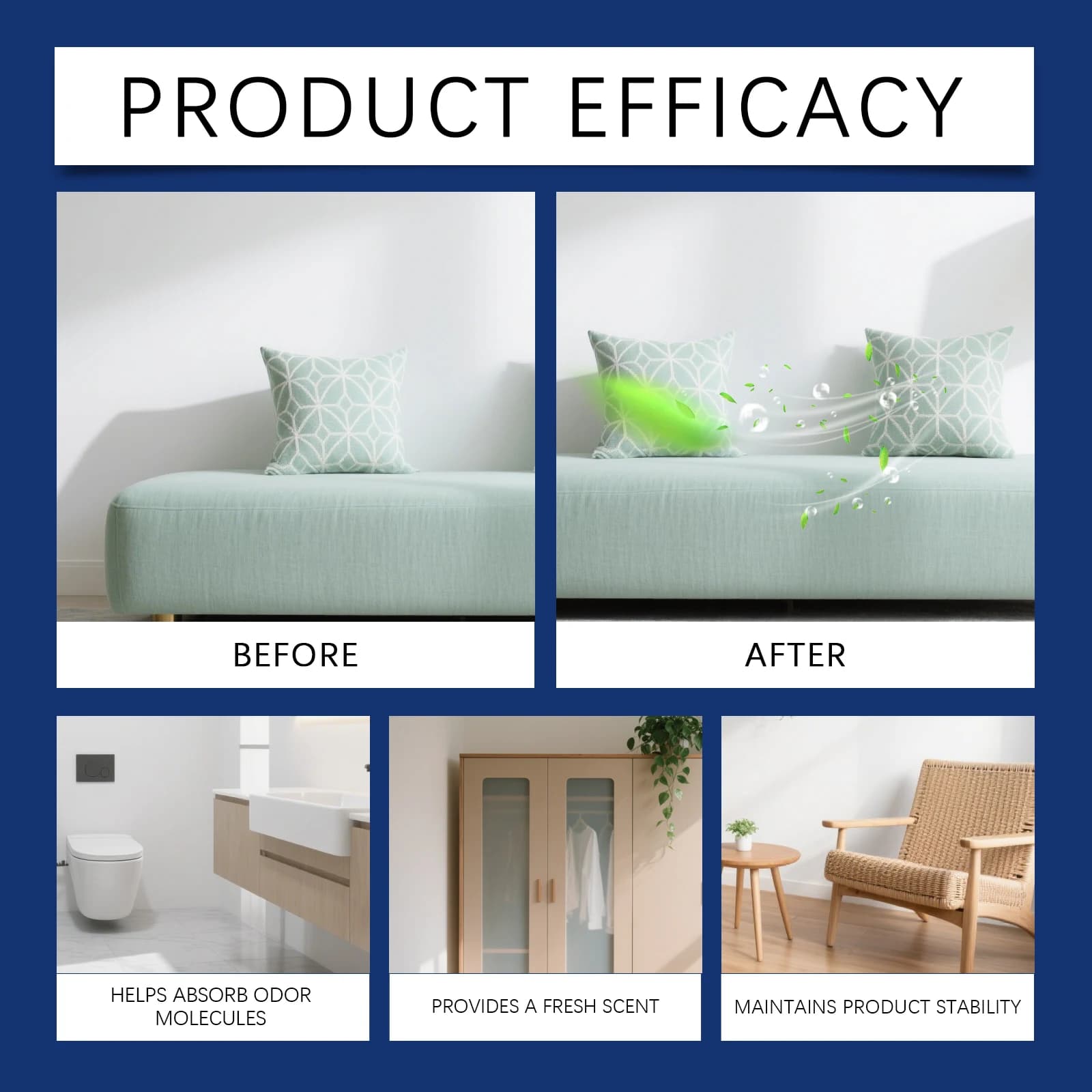Odor Eliminator and Moisture Absorber Box