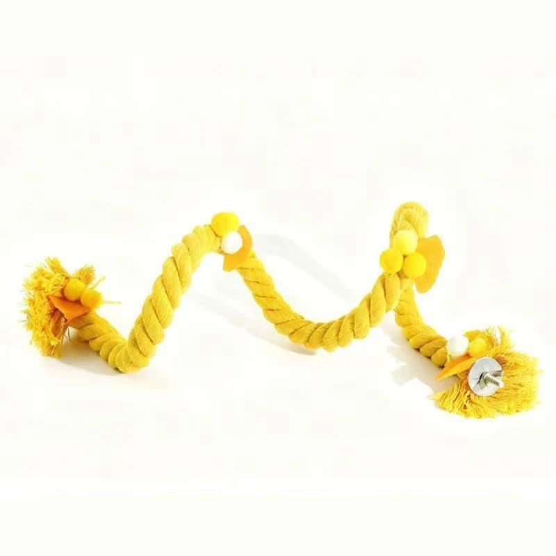 Spiral Rope Perch for Parrots 39 Inches