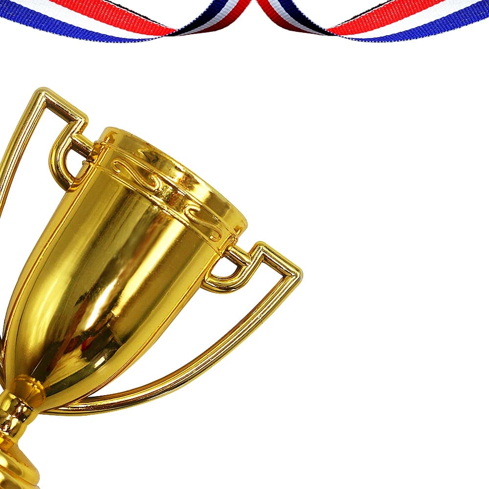 Gold Plastic Trophy Party Prizes
