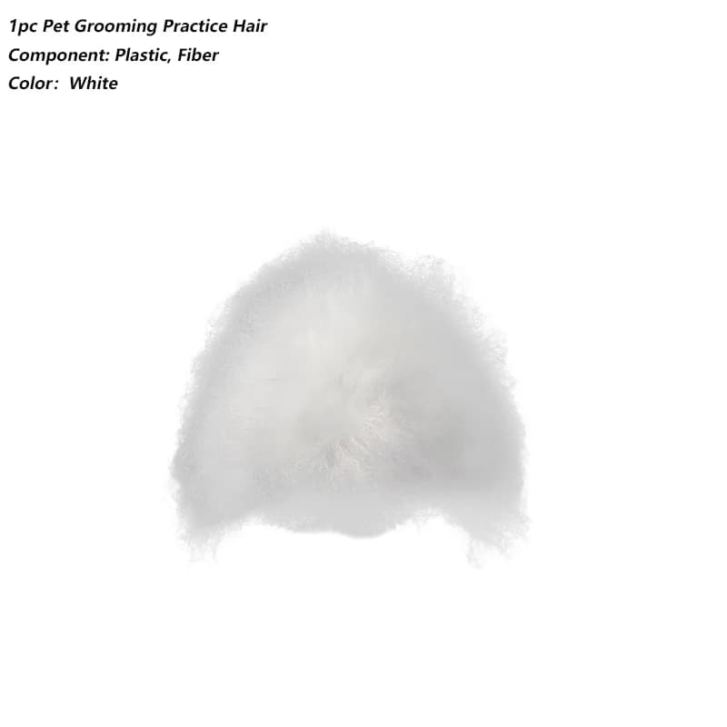 Pet Grooming Training Hair For Dog Model DIY Styling And Scissor Practice Tool B03D