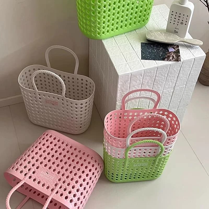 Handheld Bathroom Storage Basket
