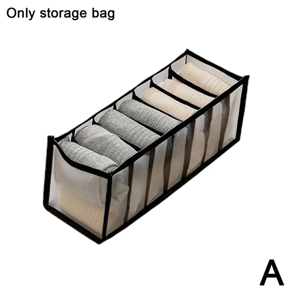 7-Compartment Sock and Underwear Organizer