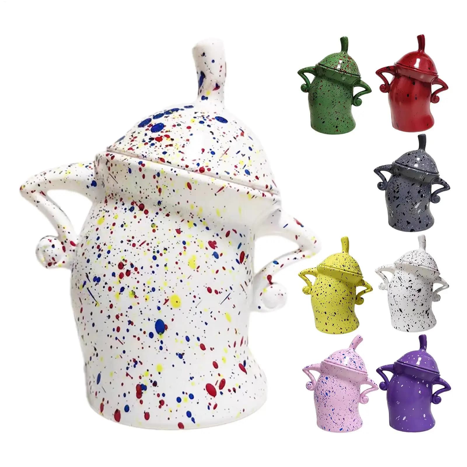 Decorative Food Storage Canister with Airtight Lid