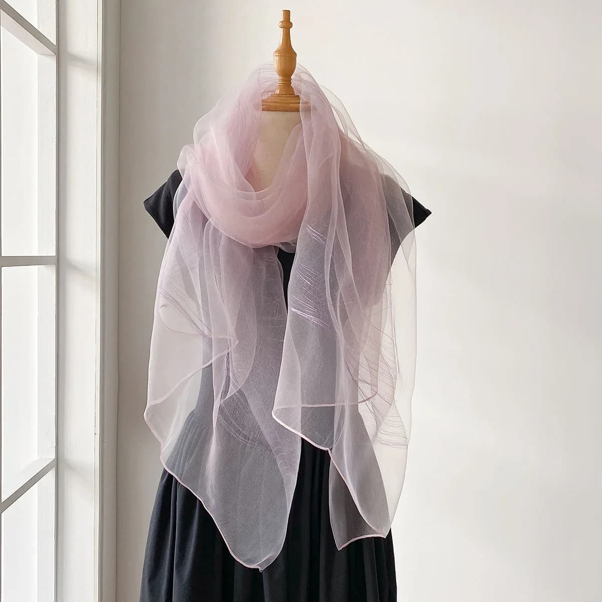 Lightweight Solid Scarf Shawl for Women