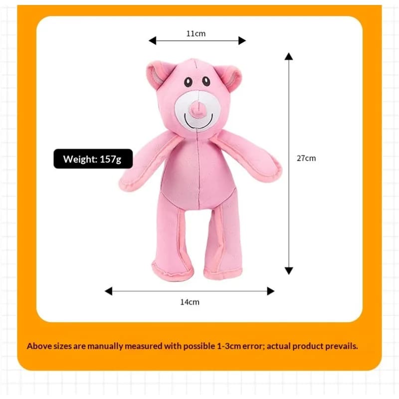 Dog Toys Domineering Chewers Plush Dogs Squeaking Toys Teddy Bear Keep Busy Durable Tough Heavy-duty Chew Dog Toys Large Dogs