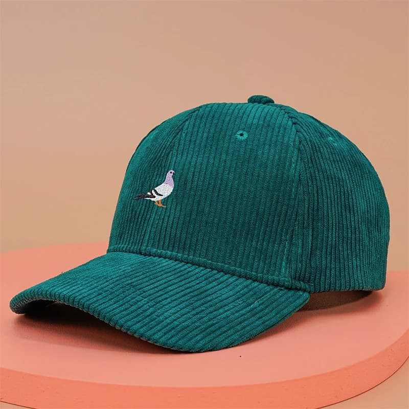Pigeon Embroidery Baseball Cap