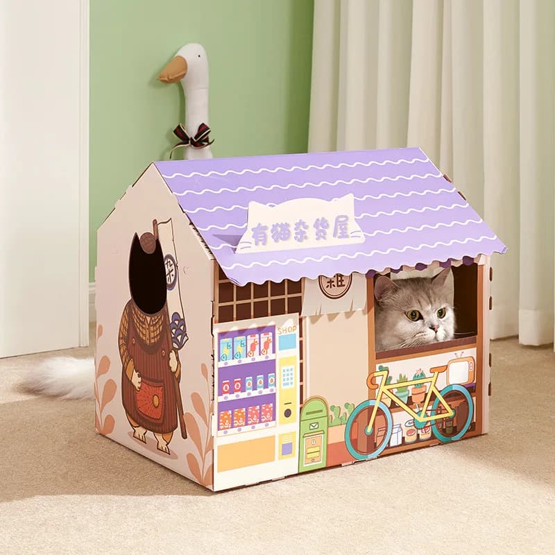 Cat litter, cat scratch board, integrated sofa, anti cat scratch box, cardboard box, house, cat toy, cat supplies