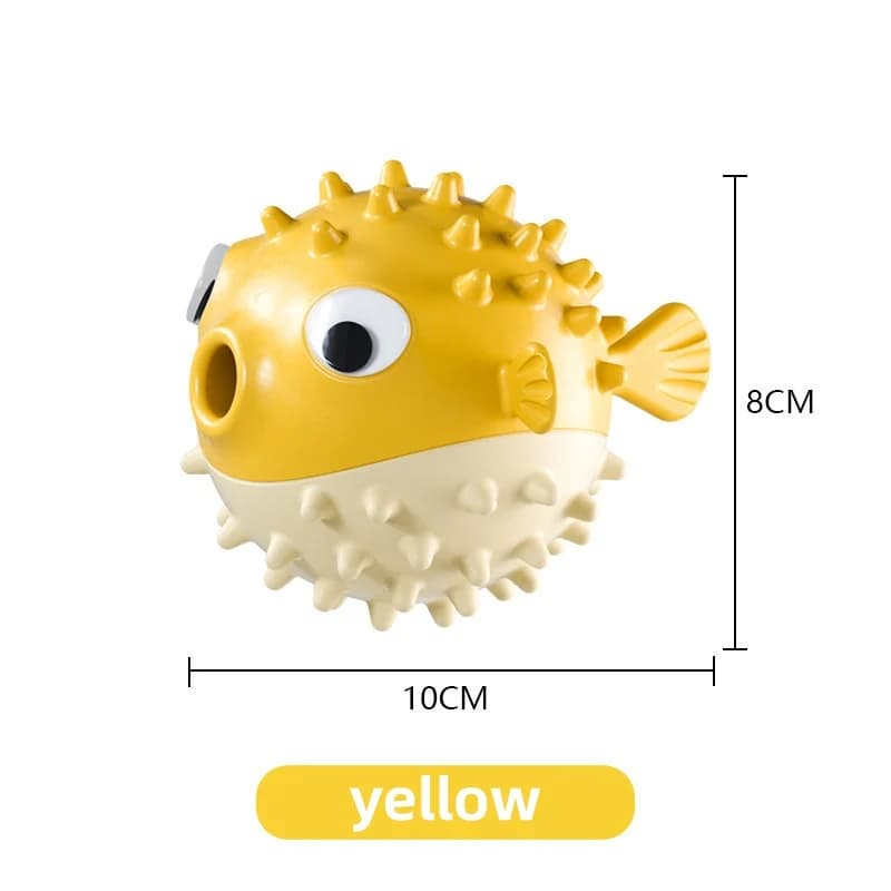 Bouncing Fish Treat Dispenser Dog Toy